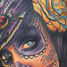 Tattoos - Day of the Dead Girl Altar Piece Tattoo - 52807